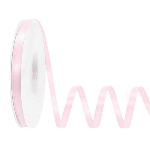 LoomJoyz Doppelseitige 6mm Rosa Satinband 45 Meter Satinband Ideal für Geschenkverpackung Blume Bouquet Handwerk Hochzeiten Blumenarrangements Bögen LoomJoyz Doppelseitige 6mm Rosa Satinband 45 Meter Satinband Ideal für Geschenkverpackung Blume Bouquet Handwerk Hochzeiten Blumenarrangements Bögen von LoomJoyz