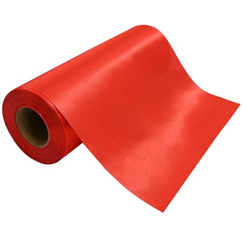LoomJoyz Rotes Satinband, 200 mm breit, Seidenband, 23 m dick, zum Schneiden von Feierlichkeiten, Schärpen, Hochzeitsdekoration, Geburtstag, Party, Schleifen, Geschenkverpackungen, Handwerk LoomJoyz Rotes Satinband, 200 mm breit, Seidenband, 23 m dick, zum Schneiden von Feierlichkeiten, Schärpen, Hochzeitsdekoration, Geburtstag, Party, Schleifen, Geschenkverpackungen, Handwerk von LoomJoyz