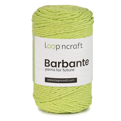 Loopncraft Makramee Garn Pistazien Grün, 2mm - 250m - 250g, Kettengarn, Barbante, Recycling Garn Loopncraft Makramee Garn Pistazien Grün, 2mm - 250m - 250g, Kettengarn, Barbante, Recycling Garn von Loopncraft