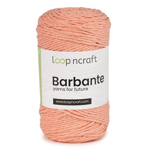 Loopncraft Makramee Garn Lachsrosa, 2mm - 250m - 250g, Kettengarn, Barbante, Recycling Garn Loopncraft Makramee Garn Lachsrosa, 2mm - 250m - 250g, Kettengarn, Barbante, Recycling Garn von Loopncraft