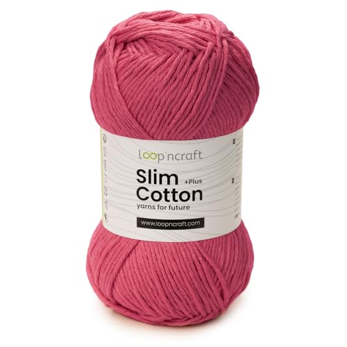 Loopncraft Slim Cotton Plus, Koralle, 100g, Amigurumi Baumwolle Garn, Recycling Garn Loopncraft Slim Cotton Plus, Koralle, 100g, Amigurumi Baumwolle Garn, Recycling Garn von Loopncraft