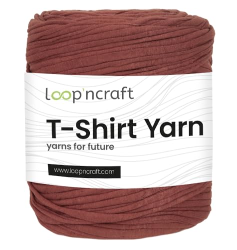 Loopncraft Textilgarn, Kakaobraun, 750g, T-Shirt Yarn, Recyling Garn Loopncraft Textilgarn, Kakaobraun, 750g, T-Shirt Yarn, Recyling Garn von Loopncraft