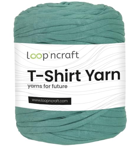 Loopncraft Textilgarn, Smaragdgrün, 750g, T-Shirt Yarn, Recyling Garn Loopncraft Textilgarn, Smaragdgrün, 750g, T-Shirt Yarn, Recyling Garn von Loopncraft