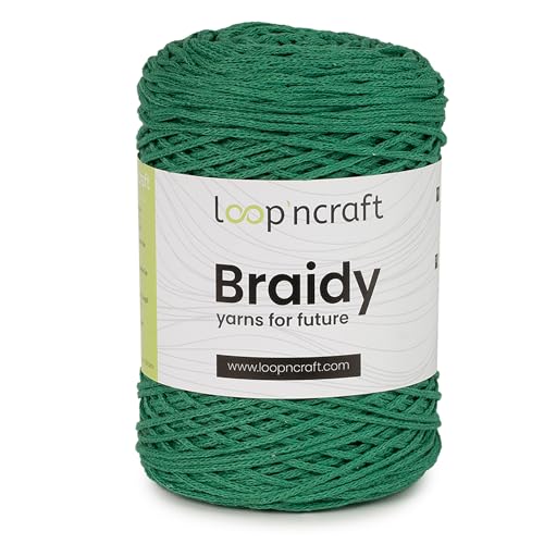Makramee Garn Benetton, Loopncraft, 2mm - 250m - 250g, Kettengarn, Braidy, Recycling Garn Makramee Garn Benetton, Loopncraft, 2mm - 250m - 250g, Kettengarn, Braidy, Recycling Garn von Loopncraft