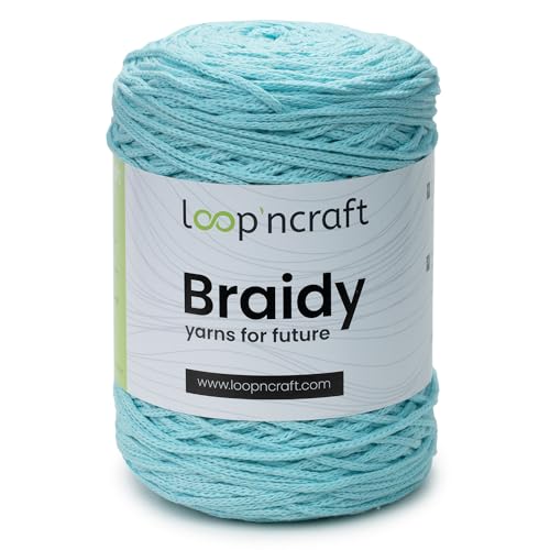 Makramee Garn Mint Grün, Loopncraft, 2mm - 250m - 250g, Kettengarn, Braidy, Recycling Garn Makramee Garn Mint Grün, Loopncraft, 2mm - 250m - 250g, Kettengarn, Braidy, Recycling Garn von Loopncraft