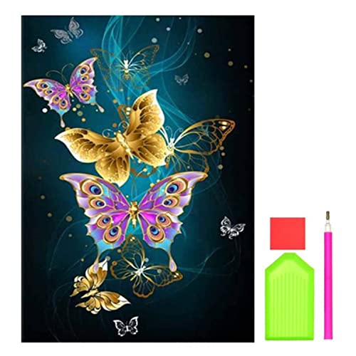 5D Diamant Gemälde von Leinwandbild Nummer Kit, Diamant Painting DIY Diamant Painting Katze Diamond Painting Full Diamond Painting Kits, DIY Diamant Painting Katze Diamond Painting (30 x 40 cm) von Loopunk