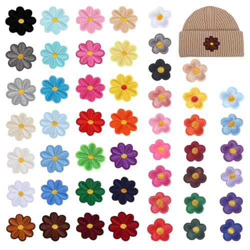 Loovisse 50 PCS Écusson Thermocollant,Thermocollant Vêtements,thermocollant Fleur,Tournesol Ecusson a Coudre,Patch thermocollant Enfant et Adultes,Pour Jeans,Chemises et écussons Brodés DIY von Loovisse