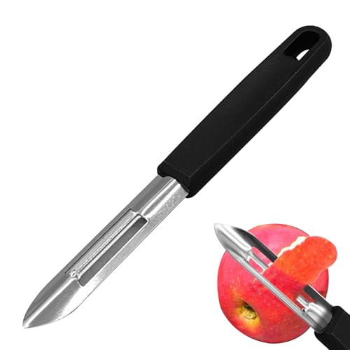 Loovisse Gemüseschäler, Schäler Küche, Sparschäler Gemüseschäler Kartoffelschäler, Edelstahl Teilmattiert Potato Peeler Profi Sparschäler Geeignet zum Schälen von Kartoffeln, Karotten und Gurken von Loovisse