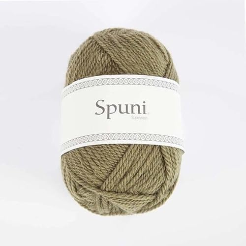 Lopi - Lopi Spuni 7228 Olive Superwaschen Merino Wolle Dauerhaft Weich Garn - 1x100g von Lopi