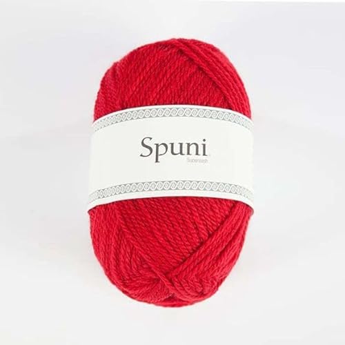 Lopi - Lopi Spuni 7233 Crimson Superwaschen Merino Wolle Dauerhaft Weich Garn - 1x100g von Lopi