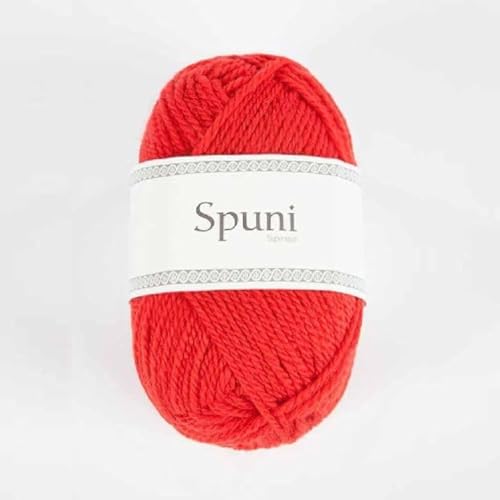 Lopi - Lopi Spuni 7243 Scarlet Superwaschen Merino Wolle Dauerhaft Weich Garn - 1x100g von Lopi