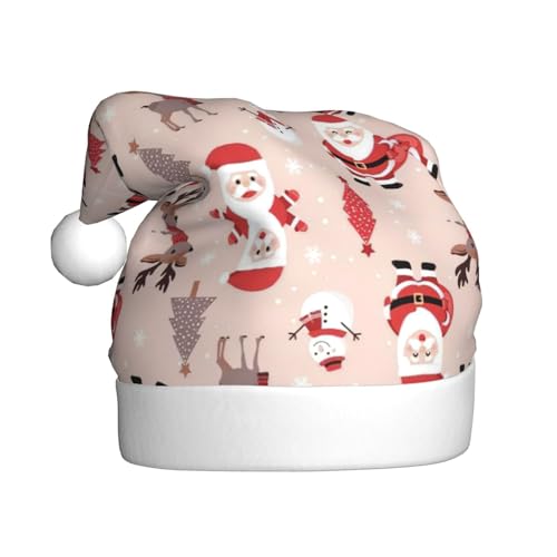 Loppott Niedlicher Weihnachtsmütze für Erwachsene, Weihnachtsmütze für Weihnachten, Neujahr, Feiertage Loppott Niedlicher Weihnachtsmütze für Erwachsene, Weihnachtsmütze für Weihnachten, Neujahr, Feiertage von Loppott