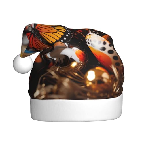 Loppott Ostereier mit Schmetterlings-Aufdruck, Weihnachtsmütze für Erwachsene, Weihnachtsmützen für Weihnachten, Neujahr, Feiertage Loppott Ostereier mit Schmetterlings-Aufdruck, Weihnachtsmütze für Erwachsene, Weihnachtsmützen für Weihnachten, Neujahr, Feiertage von Loppott