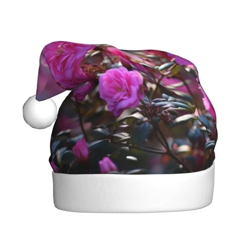 Loppott Weihnachtsmütze mit Blumen- und Rosen- und Schmetterlings-Aufdruck, für Erwachsene, Weihnachtsmützen für Weihnachten, Neujahr, Feiertage Loppott Weihnachtsmütze mit Blumen- und Rosen- und Schmetterlings-Aufdruck, für Erwachsene, Weihnachtsmützen für Weihnachten, Neujahr, Feiertage von Loppott