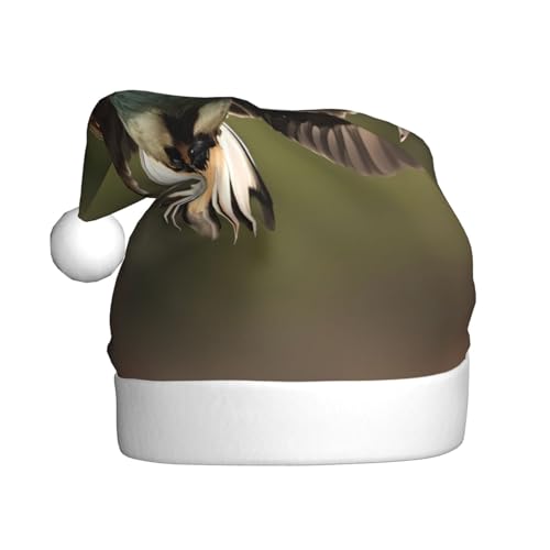 Loppott Weihnachtsmütze mit Jagd-Motiv für Erwachsene, Weihnachtsmützen für Weihnachten, Neujahr, Feiertage von Loppott