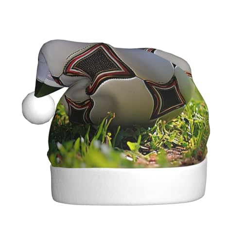 Loppott Weihnachtsmütze mit Sportbällen auf dem Gras, für Erwachsene, Weihnachtsmützen für Weihnachten, Neujahr, Feiertage Loppott Weihnachtsmütze mit Sportbällen auf dem Gras, für Erwachsene, Weihnachtsmützen für Weihnachten, Neujahr, Feiertage von Loppott