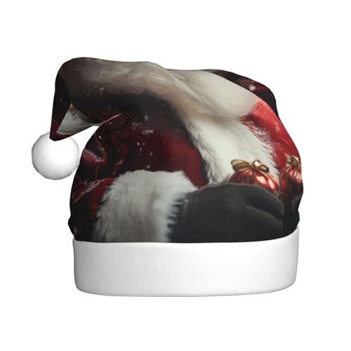 Loppott Weihnachtsmütze mit Weihnachtsmann-Aufdruck für Erwachsene, Weihnachtsmützen für Weihnachten, Neujahr, Feiertage Loppott Weihnachtsmütze mit Weihnachtsmann-Aufdruck für Erwachsene, Weihnachtsmützen für Weihnachten, Neujahr, Feiertage von Loppott