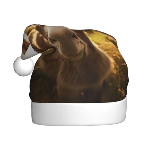 Loppott Weihnachtsmütze mit niedlichem Esel-Aufdruck für Erwachsene, Weihnachtsmützen für Weihnachten, Neujahr, Feiertage Loppott Weihnachtsmütze mit niedlichem Esel-Aufdruck für Erwachsene, Weihnachtsmützen für Weihnachten, Neujahr, Feiertage von Loppott