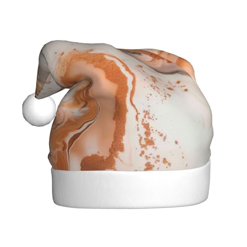 Loppott Weihnachtsmütze mit rotgoldenem Marmordruck für Erwachsene, Weihnachtsmützen für Weihnachten, Neujahr, Feiertage Loppott Weihnachtsmütze mit rotgoldenem Marmordruck für Erwachsene, Weihnachtsmützen für Weihnachten, Neujahr, Feiertage von Loppott