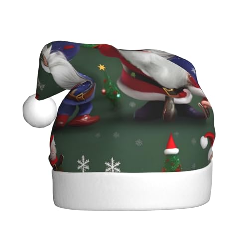 Loppott Weihnachtsmütze mit skurrilen Zwergen für Erwachsene, Weihnachtsmützen für Weihnachten, Neujahr, Feiertage Loppott Weihnachtsmütze mit skurrilen Zwergen für Erwachsene, Weihnachtsmützen für Weihnachten, Neujahr, Feiertage von Loppott
