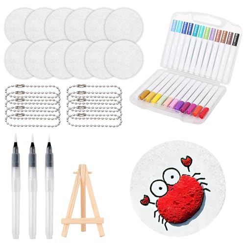 Lopreg 3D Drawing Magic Canvas Sponge, Schaumstruktur Malpapier, Schaumfarbe Für Bastelarbeiten Magische Geschwollene Farbe, Magisches Textur Malset für DIY-Kunst Lopreg 3D Drawing Magic Canvas Sponge, Schaumstruktur Malpapier, Schaumfarbe Für Bastelarbeiten Magische Geschwollene Farbe, Magisches Textur Malset für DIY-Kunst von Lopreg