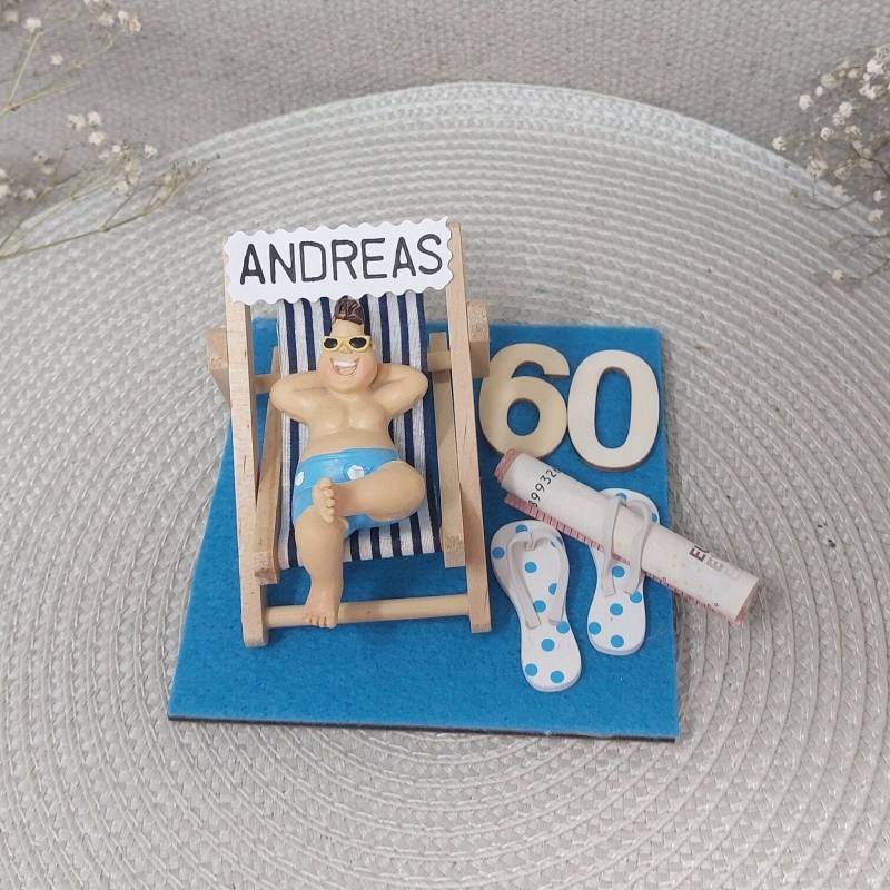 Geschenk Geburtstag Mann, Geldgeschenk Mann Geburtstag, Lustig, Runder Geldgeschenk, 60 50 von Loreliya