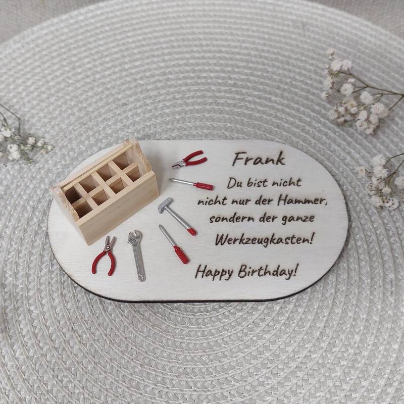 Handwerker Geschenk, Geschenk Zum Runden Geburtstag Mann, Für Handwerker, Ruhestand Kollege, Rente Mann von Loreliya