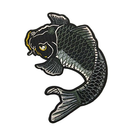 7,5 "DIY Koi Eisen-On Patch Gestickte Applikationen Kleidung Patch Nähen Phantasie Karpfen Patch Chinesische Stickerei Appliques 7,5 "DIY Koi Eisen-On Patch Gestickte Applikationen Kleidung Patch Nähen Phantasie Karpfen Patch Chinesische Stickerei Appliques von Lorigun