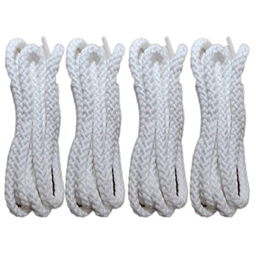4 Stück Weiß 6 mm x 139,7 cm Polyester Abgerundete Hoodie Kordelzug Kordeln Ersatz für Sweatpants String, Shorts, Sweatshirt, Schuhe, Schnürsenkel, Sneaker, Tasche, Jacke und Krawatte Hoodie, Gürtel 4 Stück Weiß 6 mm x 139,7 cm Polyester Abgerundete Hoodie Kordelzug Kordeln Ersatz für Sweatpants String, Shorts, Sweatshirt, Schuhe, Schnürsenkel, Sneaker, Tasche, Jacke und Krawatte Hoodie, Gürtel von Losita