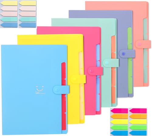 6 Stück Fächermappe A4, Dokumentenmappe A4 Fächermappe Veranstalter Datei Organizer 5 Fächer Erweiterbar Tragbar Dokumentenmappe für Zuhause oder Büro Dokumente Papiere, 6 Farbe 6 Stück Fächermappe A4, Dokumentenmappe A4 Fächermappe Veranstalter Datei Organizer 5 Fächer Erweiterbar Tragbar Dokumentenmappe für Zuhause oder Büro Dokumente Papiere, 6 Farbe von Lostwry