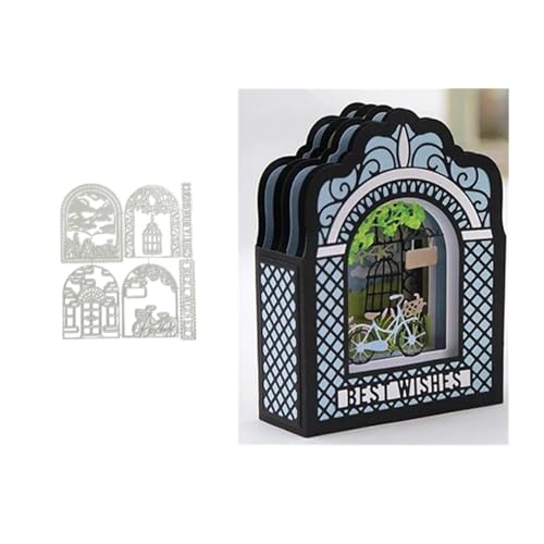 3D Fahrrad Haus Metall Stanzschablone, Stanzformen, Stanzbögen, Prägeschablonen, Cutting Die Set, Stanzschablonen für DIY Scrapbooking, Fotoalbum Dekorative 3D Fahrrad Haus Metall Stanzschablone, Stanzformen, Stanzbögen, Prägeschablonen, Cutting Die Set, Stanzschablonen für DIY Scrapbooking, Fotoalbum Dekorative von Lotmouday