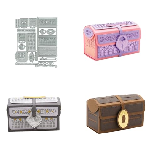 3D Kasten Metall Stanzschablone, Stanzformen, Stanzbögen, Prägeschablonen, Cutting Die Set, Stanzschablonen für DIY Scrapbooking, Fotoalbum Dekorative von Lotmouday