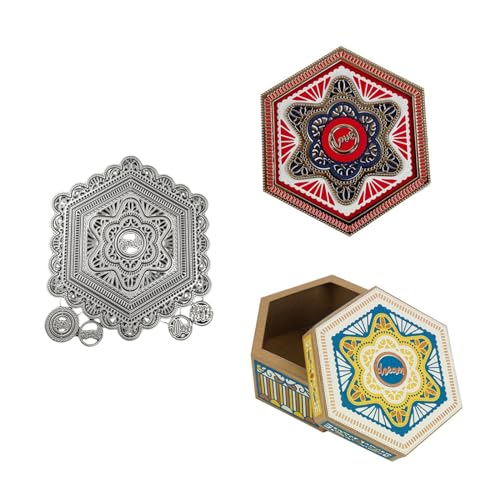 3D Kasten Metall Stanzschablone, Stanzformen, Stanzbögen, Prägeschablonen, Cutting Die Set, Stanzschablonen für DIY Scrapbooking, Fotoalbum Dekorative von Lotmouday