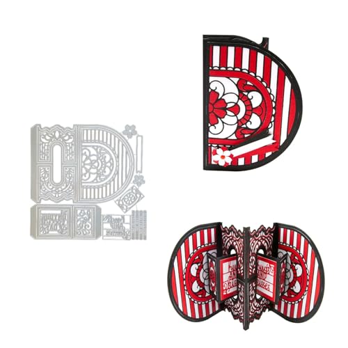 3D Kiste Metall Stanzschablone, Stanzformen, Stanzbögen, Prägeschablonen, Cutting Die Set, Stanzschablonen für DIY Scrapbooking, Fotoalbum Dekorative von Lotmouday