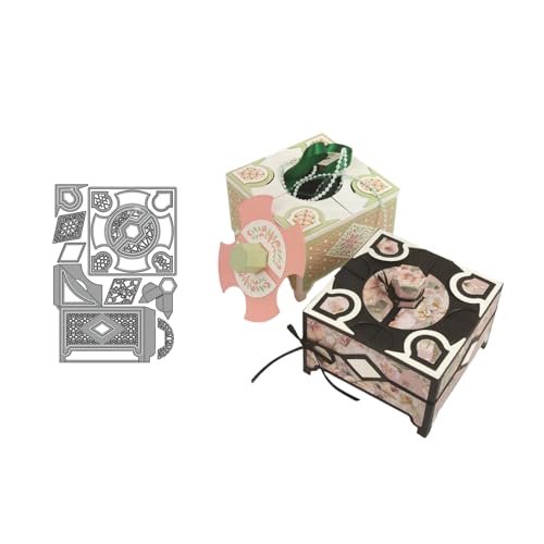 3D-Schachtel Metall Stanzschablone, Stanzformen, Stanzbögen, Prägeschablonen, Cutting Die Set, Stanzschablonen für DIY Scrapbooking, Fotoalbum Dekorative von Lotmouday