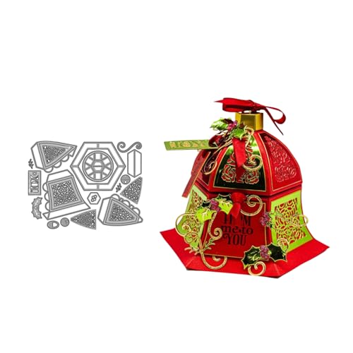 3D Weihnachtsglocken Metall Stanzschablone, Stanzformen, Stanzbögen, Prägeschablonen, Cutting Die Set, Stanzschablonen für DIY Scrapbooking, Fotoalbum Dekorative 3D Weihnachtsglocken Metall Stanzschablone, Stanzformen, Stanzbögen, Prägeschablonen, Cutting Die Set, Stanzschablonen für DIY Scrapbooking, Fotoalbum Dekorative von Lotmouday