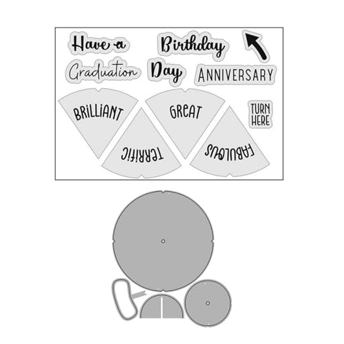 Alles Gute zum Geburtstag Stempel und Stanzen Set, Stempel Stanzformen Sets Scrapbooking Prägeschablone Für DIY Scrapbooking Kunsthandwerk Alles Gute zum Geburtstag Stempel und Stanzen Set, Stempel Stanzformen Sets Scrapbooking Prägeschablone Für DIY Scrapbooking Kunsthandwerk von Lotmouday