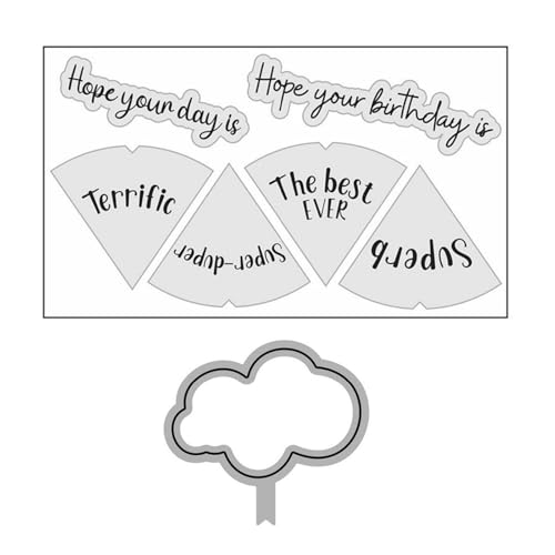Alles Gute zum Geburtstag Stempel und Stanzen Set, Stempel Stanzformen Sets Scrapbooking Prägeschablone Für DIY Scrapbooking Kunsthandwerk Alles Gute zum Geburtstag Stempel und Stanzen Set, Stempel Stanzformen Sets Scrapbooking Prägeschablone Für DIY Scrapbooking Kunsthandwerk von Lotmouday