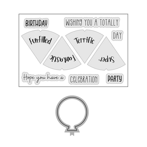 Alles Gute zum Geburtstag Stempel und Stanzen Set, Stempel Stanzformen Sets Scrapbooking Prägeschablone Für DIY Scrapbooking Kunsthandwerk Alles Gute zum Geburtstag Stempel und Stanzen Set, Stempel Stanzformen Sets Scrapbooking Prägeschablone Für DIY Scrapbooking Kunsthandwerk von Lotmouday