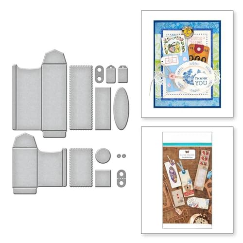 Anhänger Metall Stanzschablone, Stanzformen, Stanzbögen, Prägeschablonen, Cutting Die Set, Stanzschablonen für DIY Scrapbooking, Fotoalbum Dekorative von Lotmouday