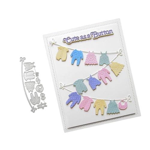 Baby Kleidung Metall Stanzschablone, Stanzformen, Stanzbögen, Prägeschablonen, Cutting Die Set, Stanzschablonen für DIY Scrapbooking, Fotoalbum Dekorative Baby Kleidung Metall Stanzschablone, Stanzformen, Stanzbögen, Prägeschablonen, Cutting Die Set, Stanzschablonen für DIY Scrapbooking, Fotoalbum Dekorative von Lotmouday