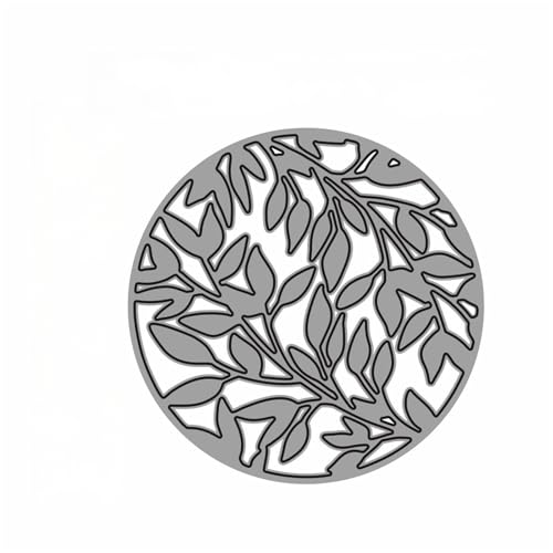 Blätter Runder Hintergrund Metall Stanzschablone, Stanzformen, Stanzbögen, Prägeschablonen, Cutting Die Set, Stanzschablonen für DIY Scrapbooking, Fotoalbum Dekorative Blätter Runder Hintergrund Metall Stanzschablone, Stanzformen, Stanzbögen, Prägeschablonen, Cutting Die Set, Stanzschablonen für DIY Scrapbooking, Fotoalbum Dekorative von Lotmouday