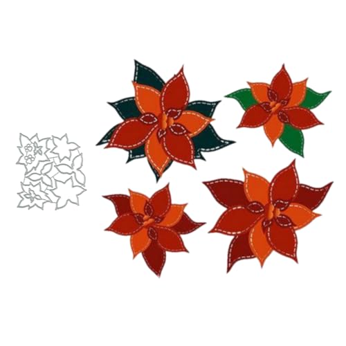 Blume Metall Stanzschablone, Stanzformen, Stanzbögen, Prägeschablonen, Cutting Die Set, Stanzschablonen für DIY Scrapbooking, Fotoalbum Dekorative von Lotmouday