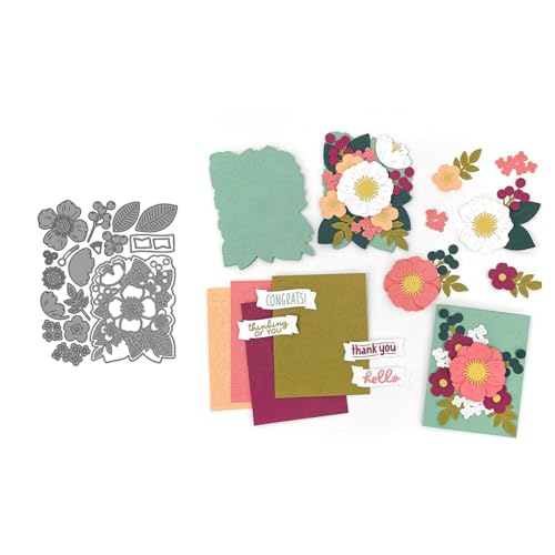Blume Metall Stanzschablone, Stanzformen, Stanzbögen, Prägeschablonen, Cutting Die Set, Stanzschablonen für DIY Scrapbooking, Fotoalbum Dekorative von Lotmouday