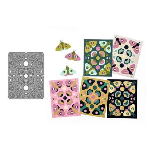 Blume Motte Hintergrund Metall Stanzschablone, Stanzformen, Stanzbögen, Prägeschablonen, Cutting Die Set, Stanzschablonen für DIY Scrapbooking, Fotoalbum Dekorative Blume Motte Hintergrund Metall Stanzschablone, Stanzformen, Stanzbögen, Prägeschablonen, Cutting Die Set, Stanzschablonen für DIY Scrapbooking, Fotoalbum Dekorative von Lotmouday