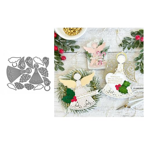 Engel Metall Stanzschablone, Stanzformen, Stanzbögen, Prägeschablonen, Cutting Die Set, Stanzschablonen für DIY Scrapbooking, Fotoalbum Dekorative Engel Metall Stanzschablone, Stanzformen, Stanzbögen, Prägeschablonen, Cutting Die Set, Stanzschablonen für DIY Scrapbooking, Fotoalbum Dekorative von Lotmouday