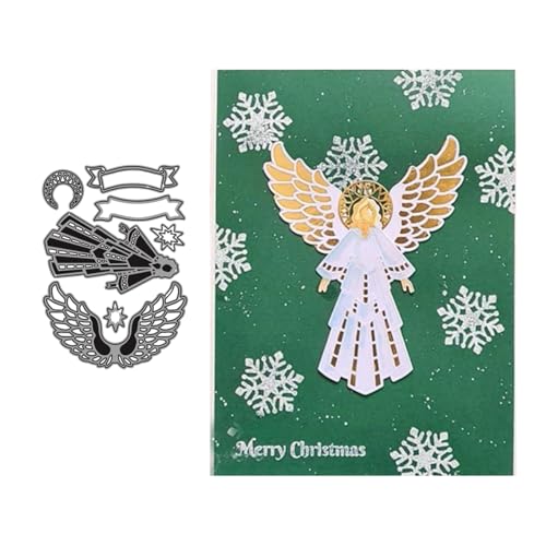 Engel Metall Stanzschablone, Stanzformen, Stanzbögen, Prägeschablonen, Cutting Die Set, Stanzschablonen für DIY Scrapbooking, Fotoalbum Dekorative Engel Metall Stanzschablone, Stanzformen, Stanzbögen, Prägeschablonen, Cutting Die Set, Stanzschablonen für DIY Scrapbooking, Fotoalbum Dekorative von Lotmouday