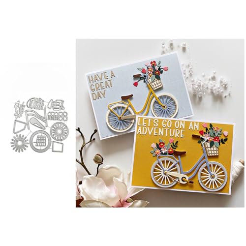 Fahrrad Metall Stanzschablone, Stanzformen, Stanzbögen, Prägeschablonen, Cutting Die Set, Stanzschablonen für DIY Scrapbooking, Fotoalbum Dekorative Fahrrad Metall Stanzschablone, Stanzformen, Stanzbögen, Prägeschablonen, Cutting Die Set, Stanzschablonen für DIY Scrapbooking, Fotoalbum Dekorative von Lotmouday