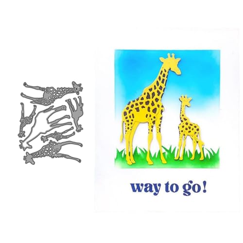 Giraffen Metall Stanzschablone, Stanzformen, Stanzbögen, Prägeschablonen, Cutting Die Set, Stanzschablonen für DIY Scrapbooking, Fotoalbum Dekorative Giraffen Metall Stanzschablone, Stanzformen, Stanzbögen, Prägeschablonen, Cutting Die Set, Stanzschablonen für DIY Scrapbooking, Fotoalbum Dekorative von Lotmouday