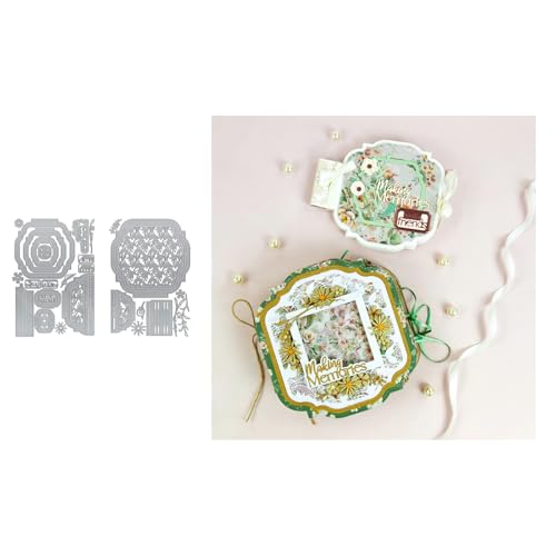 Grußkarte Metall Stanzschablone, Stanzformen, Stanzbögen, Prägeschablonen, Cutting Die Set, Stanzschablonen für DIY Scrapbooking, Fotoalbum Dekorative von Lotmouday